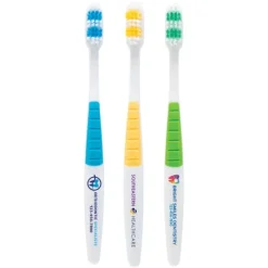 Toothbrushes | Dental Practice Essentials<SmileMakers Custom Full Color SmileCare Youth Easy Grip Toothbrushes