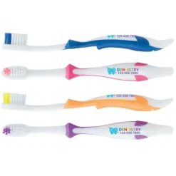 Toothbrushes | Dental Practice Essentials<SmileCare Custom Full Color ™ Youth Dolphin Toothbrushes - Case - Toothbrushes from SmileMakers