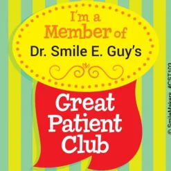 Patient Stickers | Dental Stickers<SmileMakers Custom Great Patient Club Stickers - Custom Stickers from