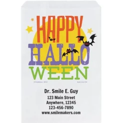 Halloween | Take Home Bags<SmileMakers Custom Happy Halloween Paper Bags - Take Home Bags from