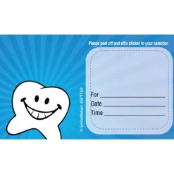 Appointment Cards<SmileMakers Custom Happy Tooth Appointment Cards - Appointment Cards from