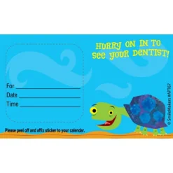 Appointment Cards<SmileMakers Custom Hurry Turtle Appointment Cards - Appointment Cards from