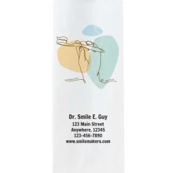Take Home Bags | Take Home Bags<SmileMakers Custom Line Art Toothbrush Paper Bag - Take Home Bags from