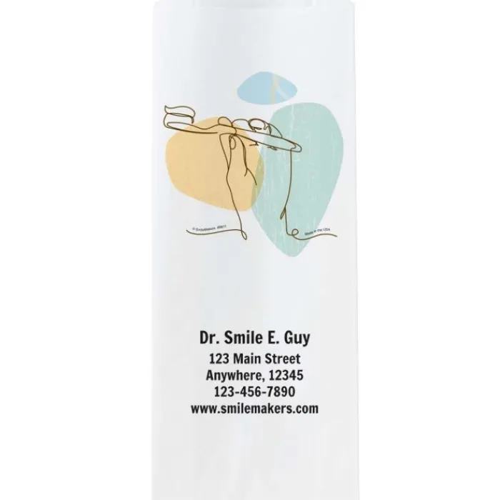 Take Home Bags | Take Home Bags<SmileMakers Custom Line Art Toothbrush Paper Bag - Take Home Bags from