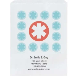 Take Home Bags | Take Home Bags<SmileMakers Custom Medical Star Paper Bags - Take Home Bags from