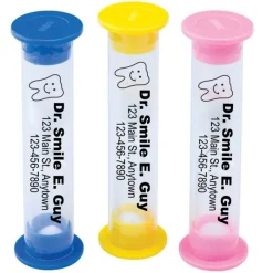 Brushing Timers | Dental Practice Essentials<SmileMakers Custom 3-Minute Brushing Timers - Custom Brushing Timers from