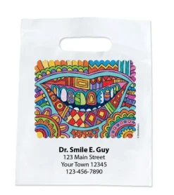 Take Home Bags | Take Home Bags<SmileMakers Custom Modern Art Smile Bags - Take Home Bags from