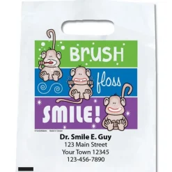 Take Home Bags | Take Home Bags<SmileMakers Custom Monkey Colour Lines Bags - Take Home Bags from