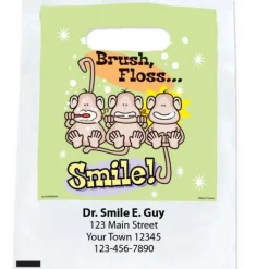Take Home Bags | Take Home Bags<SmileMakers Custom Monkey Full Colour Bags - Take Home Bags from