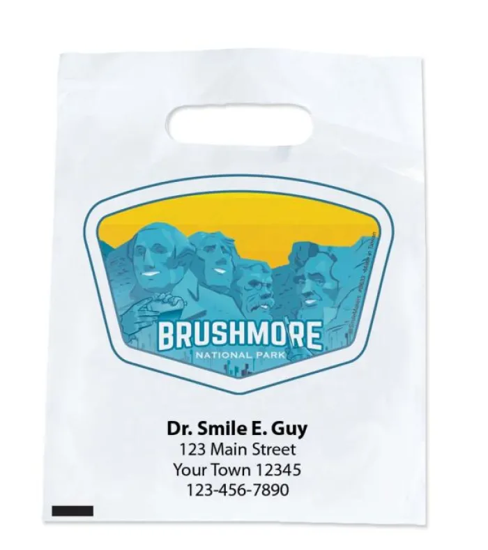 Take Home Bags | Take Home Bags<SmileMakers Custom Mt. Brushmore Take Home Bags - Take Home Bags from