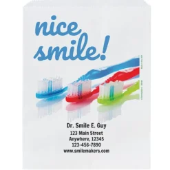 Take Home Bags | Take Home Bags<SmileMakers Custom Nice Smile Paper Bags - Take Home Bags from