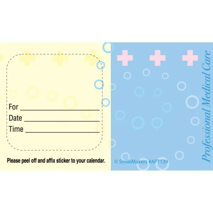 Appointment Cards<SmileMakers Custom Professional Medical Care Appointment Cards - Appointment Cards from