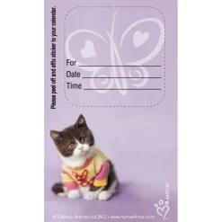 Appointment Cards<SmileMakers Custom Rachael Hale Purple Cat Appointment Cards - Appointment Cards from