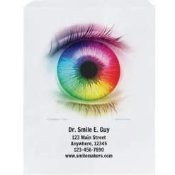 Take Home Bags | Take Home Bags<SmileMakers Custom Rainbow Eye Paper Bags - Take Home Bags from