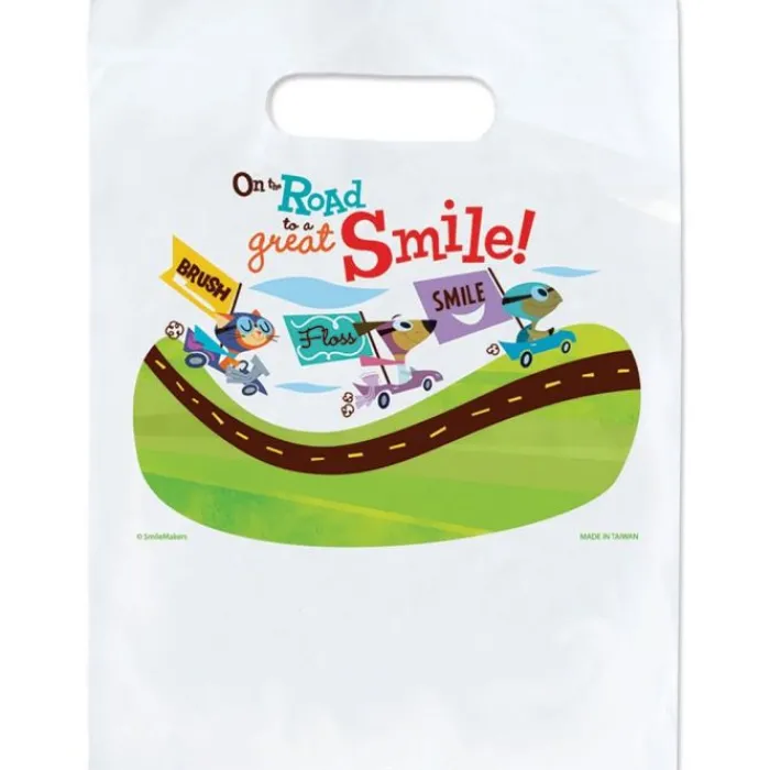 Take Home Bags | Take Home Bags<SmileMakers Custom Road to Great Smiles Bags - Take Home Bags from