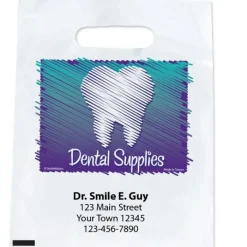 Take Home Bags | Take Home Bags<SmileMakers Custom Sketch Dental Supply Bags - Fast Delivery Bags from