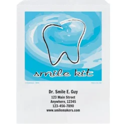Take Home Bags | Take Home Bags<SmileMakers Custom Smile Kit Paper Bags - Take Home Bags from