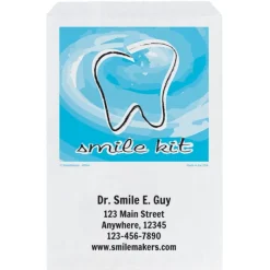 Take Home Bags | Take Home Bags<SmileMakers Custom Smile Kit Paper Bags - Take Home Bags from