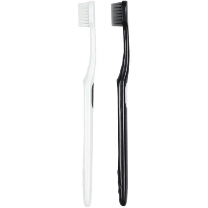 Toothbrushes | Dental Practice Essentials<SmileMakers Custom SmileCare™ Adult Black & White Toothbrushes - Toothbrushes from