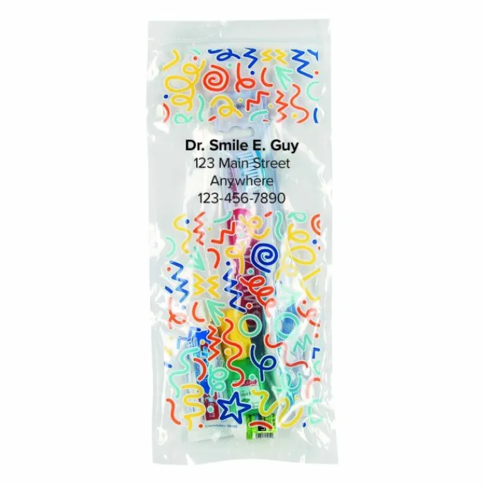 Dental Kits | Dental Practice Essentials<SmileMakers Custom SmileCare™ Adult Celebration Preference Zippered Bag Dental Kits - Dental Kits From
