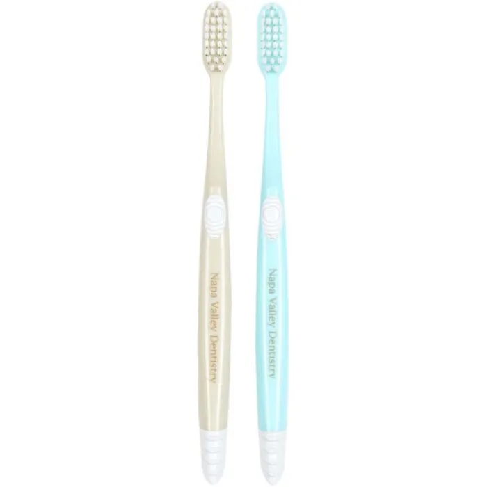 Toothbrushes | Dental Practice Essentials<SmileMakers Custom SmileCare™ Adult Slim Grip Toothbrushes - Toothbrushes from
