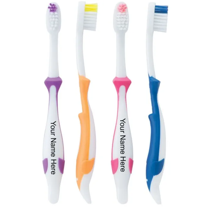 Toothbrushes | Dental Practice Essentials<SmileCare Custom ™ Youth Dolphin Toothbrushes - Case - Toothbrushes from SmileMakers