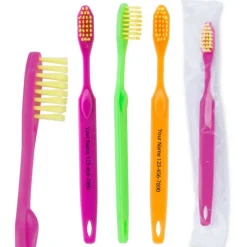 Toothbrushes | Dental Practice Essentials<SmileCare Custom ™ Youth Neon Toothbrushes - Toothbrushes from SmileMakers