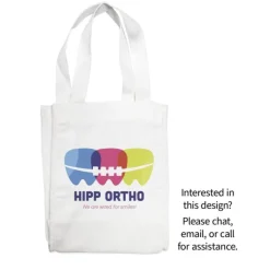 Take Home Bags | Take Home Bags<SmileMakers Custom Sublimation White Tote - Tote Bag From
