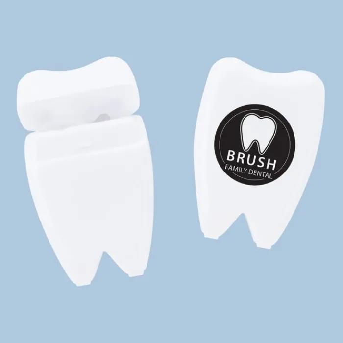 Dental Practice Essentials<SmileMakers Custom Tooth Shaped Floss - Dental Floss from