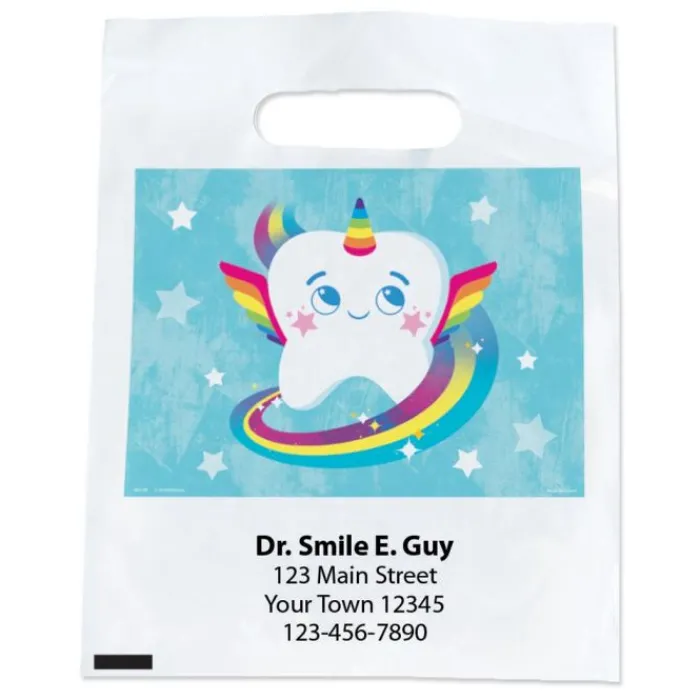 Take Home Bags | Take Home Bags<SmileMakers Custom Toothicorn Bags- Take Home Bags- From