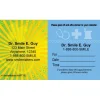 Appointment Cards<SmileMakers Custom Yellow Burst Medical Sign Appointment Cards - Appointment Cards from