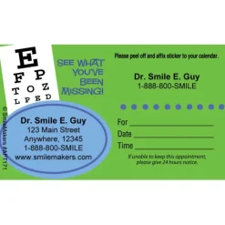 Appointment Cards<SmileMakers Custom You've Been Missing Appointment Cards - Appointment Cards from
