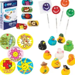 Bandages | Medical Practice Essentials<SmileMakers Deluxe Animal Hug Immunization Bundle - Bandages from