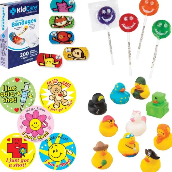 Bandages | Medical Practice Essentials<SmileMakers Deluxe Animal Hug Immunization Bundle - Bandages from