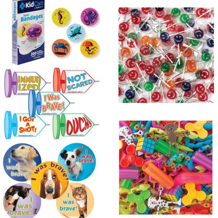 Bandages | Medical Practice Essentials<SmileMakers Deluxe Fidget Immunization Bundle - Bandages from