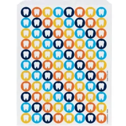Take Home Bags | Take Home Bags<SmileMakers Dental Mod Dot Paper Bags - Take Home Bags from