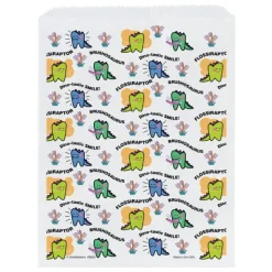 Take Home Bags | Take Home Bags<SmileMakers Dino Tooth Paper Bags - Take Home Bags from