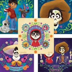 Disney Stickers | Character Stickers<SmileMakers Disney Pixar Coco Movie Stickers - Stickers from