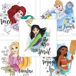 Disney Stickers | Character Stickers<SmileMakers Disney Princess Adventure Ready Stickers - Stickers from