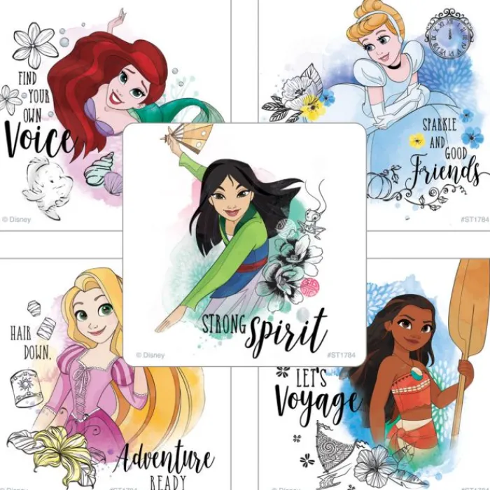 Disney Stickers | Character Stickers<SmileMakers Disney Princess Adventure Ready Stickers - Stickers from