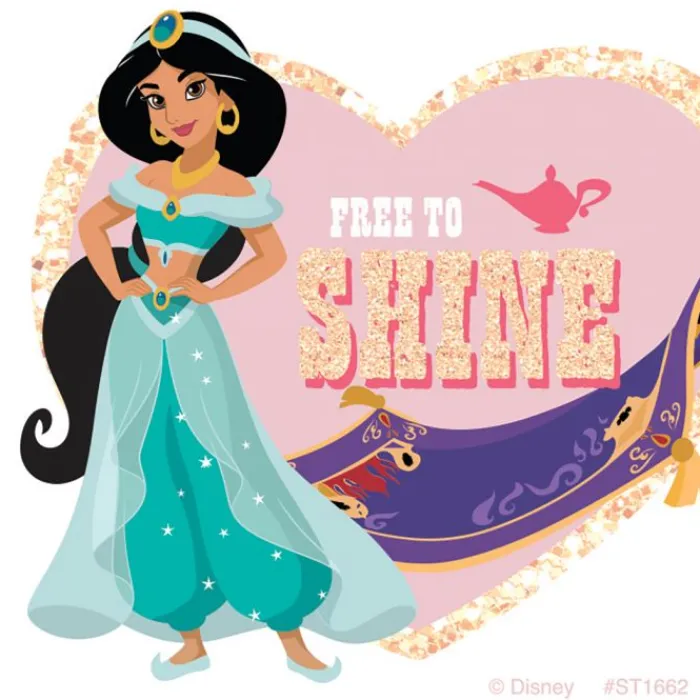 Disney Stickers | Character Stickers<SmileMakers Disney Princess Dare to Sparkle Glitter Stickers - Stickers from