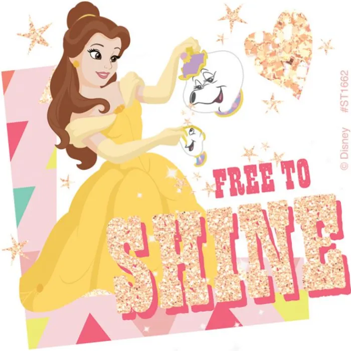 Disney Stickers | Character Stickers<SmileMakers Disney Princess Dare to Sparkle Glitter Stickers - Stickers from