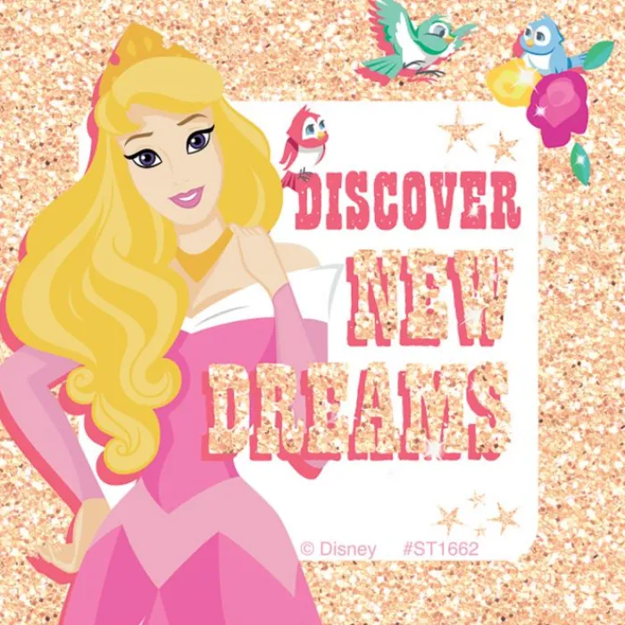 Disney Stickers | Character Stickers<SmileMakers Disney Princess Dare to Sparkle Glitter Stickers - Stickers from
