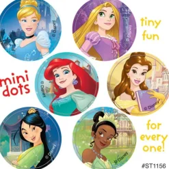 Disney Stickers | Character Stickers<SmileMakers Disney Princess Friendship Mini Dot Stickers - Stickers from