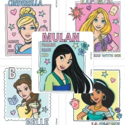 Disney Stickers | Character Stickers<SmileMakers Disney Princess Scrapbook Stickers - Stickers from