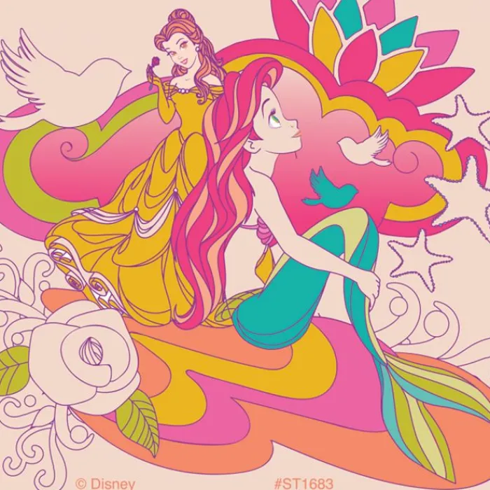 Disney Stickers | Character Stickers<SmileMakers Disney Princess Stained Glass Stickers - Stickers - from