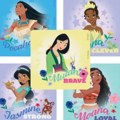 Disney Stickers | Character Stickers<SmileMakers Disney Princess Traits Stickers - Stickers from