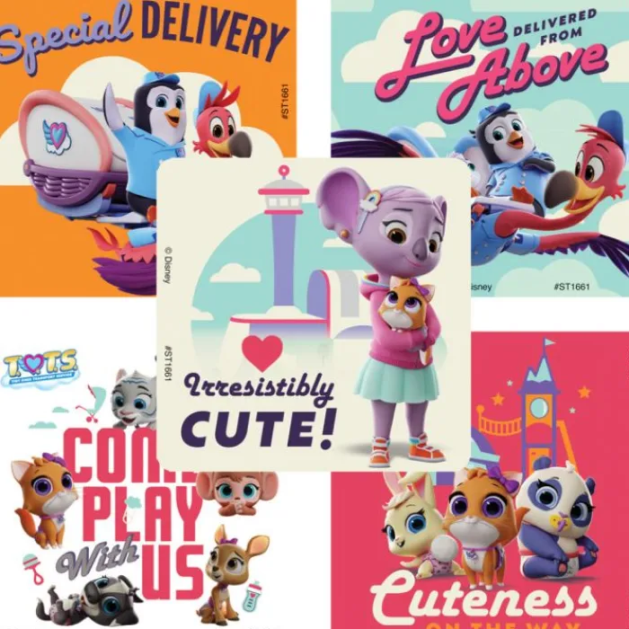 Disney Stickers | Character Stickers<SmileMakers Disney T.O.T.S Stickers - Stickers from