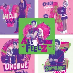 Disney Stickers | Character Stickers<SmileMakers Disney Zombies 3 Stickers - Stickers from