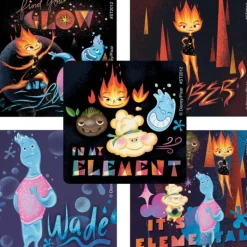 Disney Stickers | Character Stickers<SmileMakers Disney/Pixar Elemental Stickers